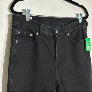 NWT Gap Black Womens Jeans 30 / 10R Vintage Slim Mid Rise